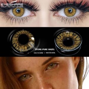 OJOS LENTES DE CONTACTO EYESHARE PURE HAZEL