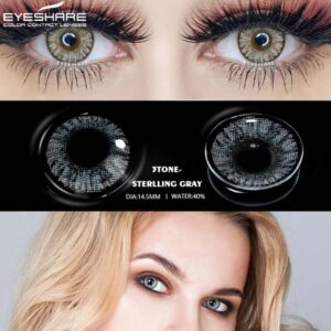 OJOS LENTES DE CONTACTO EYESHARE STERLING GRAY